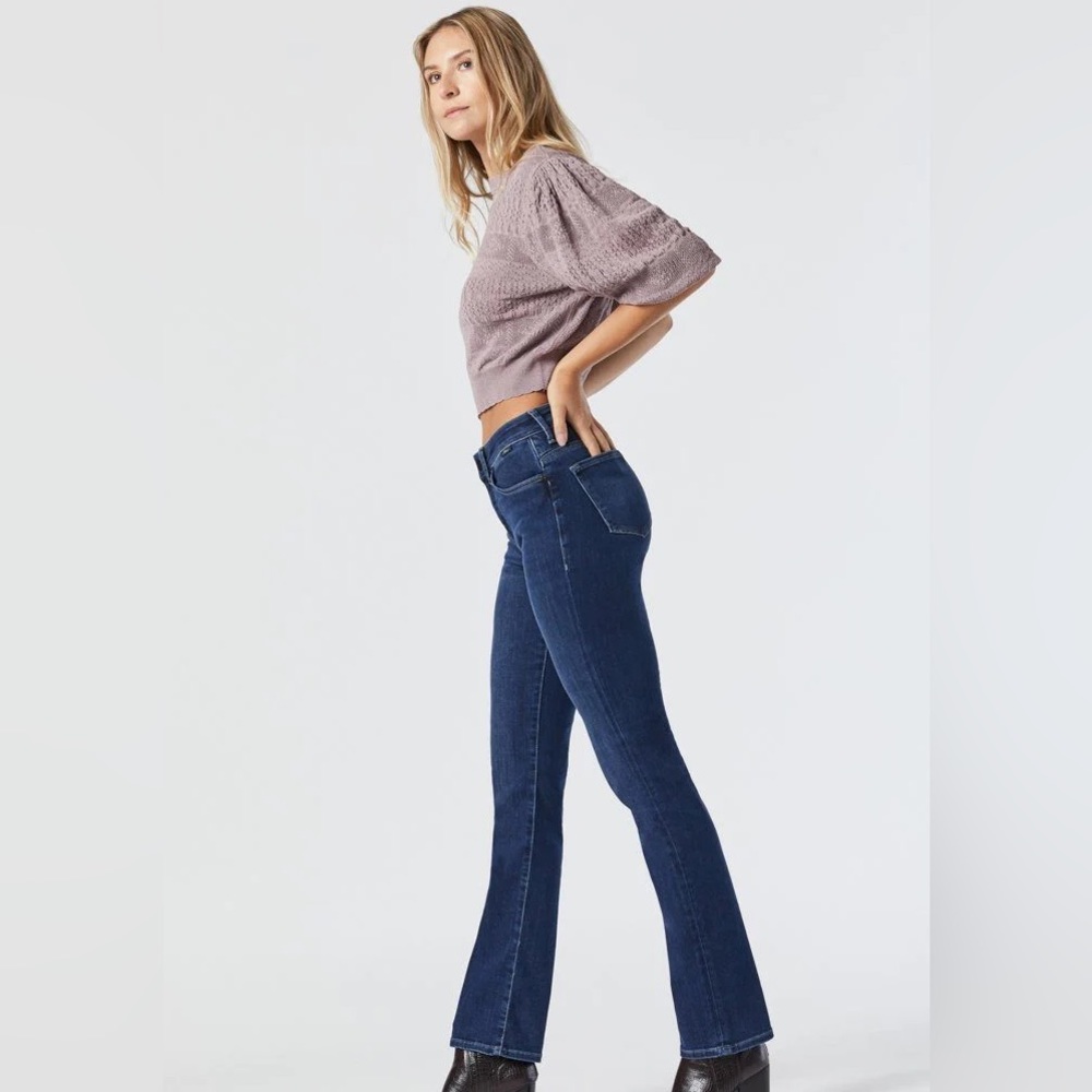 Mavi Kendra High Rise Straight Leg Super Soft Denim Jeans